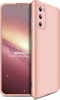 GKK 360 Full Cover Πλαστικό Ροζ Χρυσό (Galaxy A41)