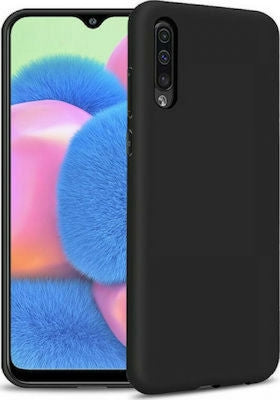 Matt Back Cover Σιλικόνης Μαύρο (Redmi 9A)