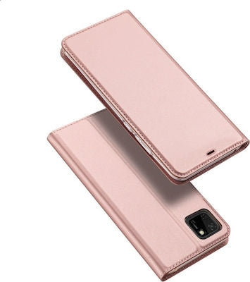 Dux Ducis Skin Pro Book Δερματίνης Ροζ Χρυσό (Huawei Y5p)