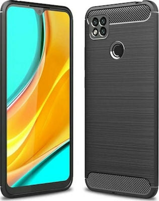 Carbon Back Cover Μαύρο (Redmi 9C)