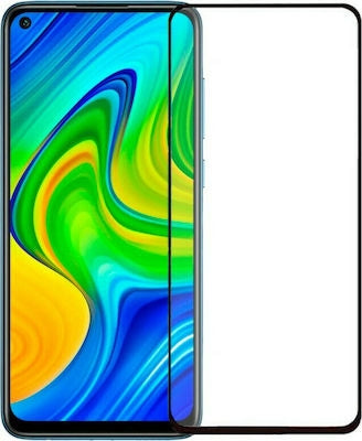 Dux Ducis Case Friendly Full Face Tempered Glass Black (Redmi Note 9)