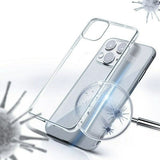 Forcell AntiBacterial Back Cover Σιλικόνης Διάφανο (iPhone 12 Pro Max)