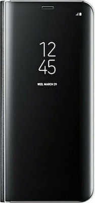 Clear View Book Πλαστικό Μαύρο (Galaxy M11)