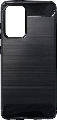 Carbon Back Cover Σιλικόνης Μαύρο (Galaxy A52)