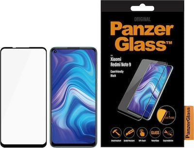 PanzerGlass Full Face Tempered Glass Black (Redmi Note 9)
