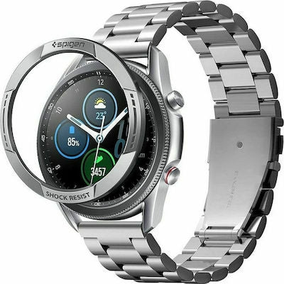 Spigen Chrono Shield Προστατευτικό Bezel σε Ασημί χρώμα για το Galaxy Watch 3 45mm