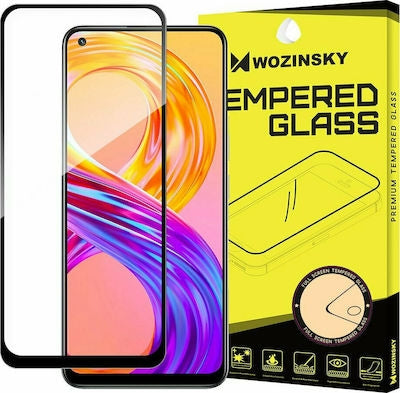 Wozinsky Super Tough Full Glue Full Face Tempered Glass Black (Realme 8/8 Pro)
