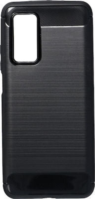 Carbon Back Cover Σιλικόνης Μαύρο (Xiaomi Mi 10T / Mi 10T Pro)