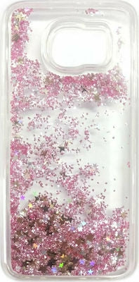 Forcell Liquid Glitter Sand & Stars TPU Case Θήκη με Χρυσόσκονη Pink SAMSUNG Galaxy A3 2017