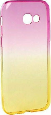 Forcell Ombre Back Cover Σιλικόνης Rose / Gold (Galaxy A5 2017)