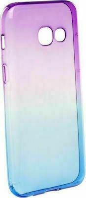Forcell Ombre Back Cover Σιλικόνης Purple / Blue (Galaxy A3 2017)