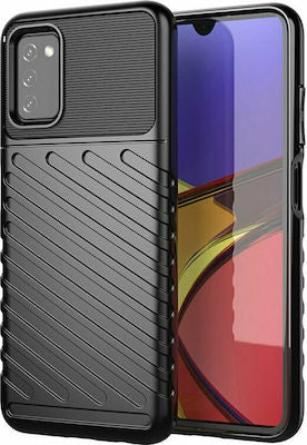 Hurtel Thunder Back Cover Σιλικόνης Μαύρο (Galaxy A03s)