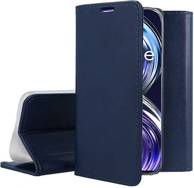 Magnet Wallet Πλαστικό Navy Μπλε (Realme 8i)