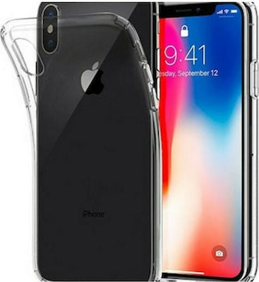 Forcell Antibacterial Back Cover Σιλικόνης Διάφανο (iPhone X / Xs)