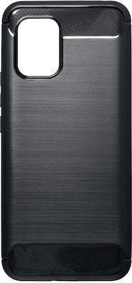 Carbon Back Cover Σιλικόνης Μαύρο (Xiaomi Mi 10T Lite)