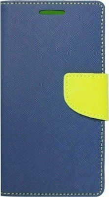 Fancy Book Σιλικόνης / Δερμάτινο Navy Μπλε (SAMSUNG A25 5G)