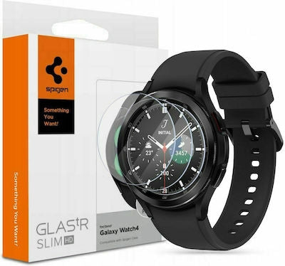 Spigen GLAS.tR Slim 3-PACK Tempered Glass Προστατευτικό Οθόνης για το Galaxy Watch 4 Classic 42mm