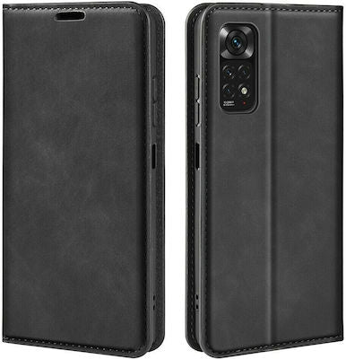 Book Δερματίνης Μαύρο (Redmi Note 11 / 11S)