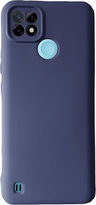 Θήκη σιλικόνης για Realme C21 σκούρο μπλε