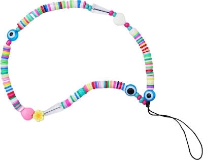 Lanyard Pendant String Beads Pattern 1 Λουράκι Λαιμού για Κινητά Πολύχρωμο