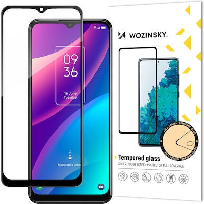 Wozinsky Case Friendly Full Glue Full Face Tempered Glass Μαύρο (TCL 30 SE)