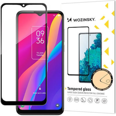 Wozinsky Super Tough Full Glue Full Face Tempered Glass Μαύρο (TCL 30E)
