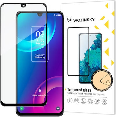 Wozinsky Super Tough Full Glue Full Face Tempered Glass Μαύρο (TCL 30)