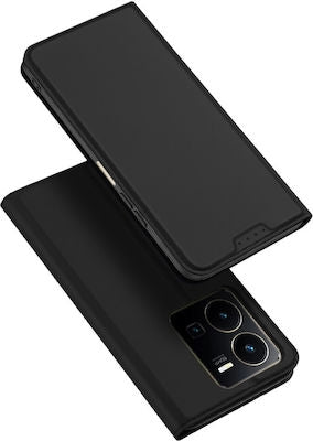 Dux Ducis Skin Pro Series Wallet Δερμάτινο / Συνθετική Μαύρο (Vivo Y22S / Υ35)