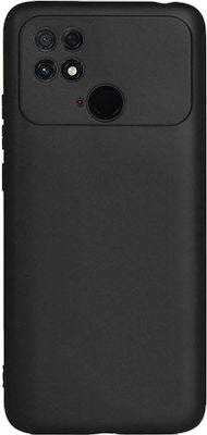 Slim Fit Liquid Back Cover Σιλικόνης Μαύρο (Poco C40)