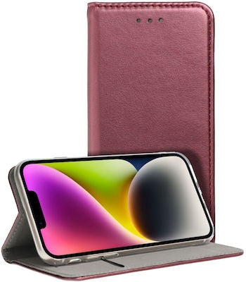 Smart Magneto Book Δερματίνης Burgundy (Galaxy A13 4G)