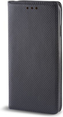 Forcell Book Δερματίνης 2mm Μαύρο (Redmi Note 8 Pro)