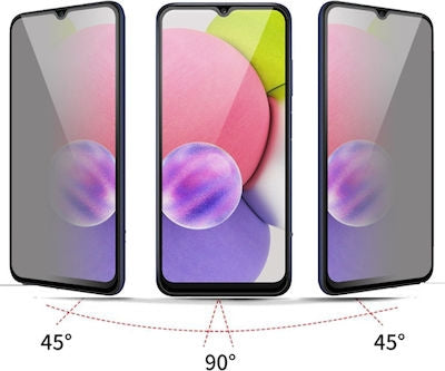 Full Glue Privacy Full Face Tempered Glass Μαύρο (Galaxy A14)