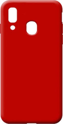 Soft Back Cover Σιλικόνης Κόκκινο (Galaxy A40)