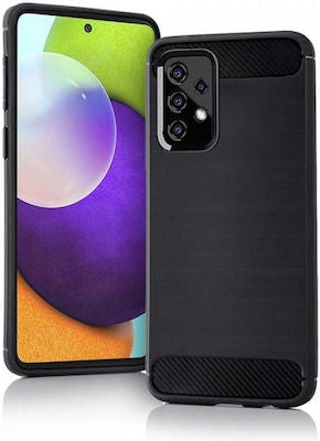 Hurtel Carbon Case Back Cover Σιλικόνης Μαύρο (Galaxy A34 5G)