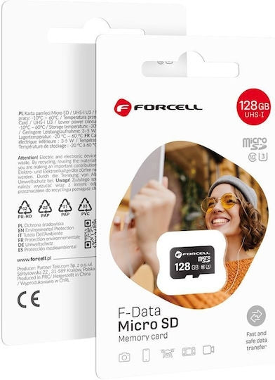 Forcell microSDXC 128GB Class 10 U3 UHS-I